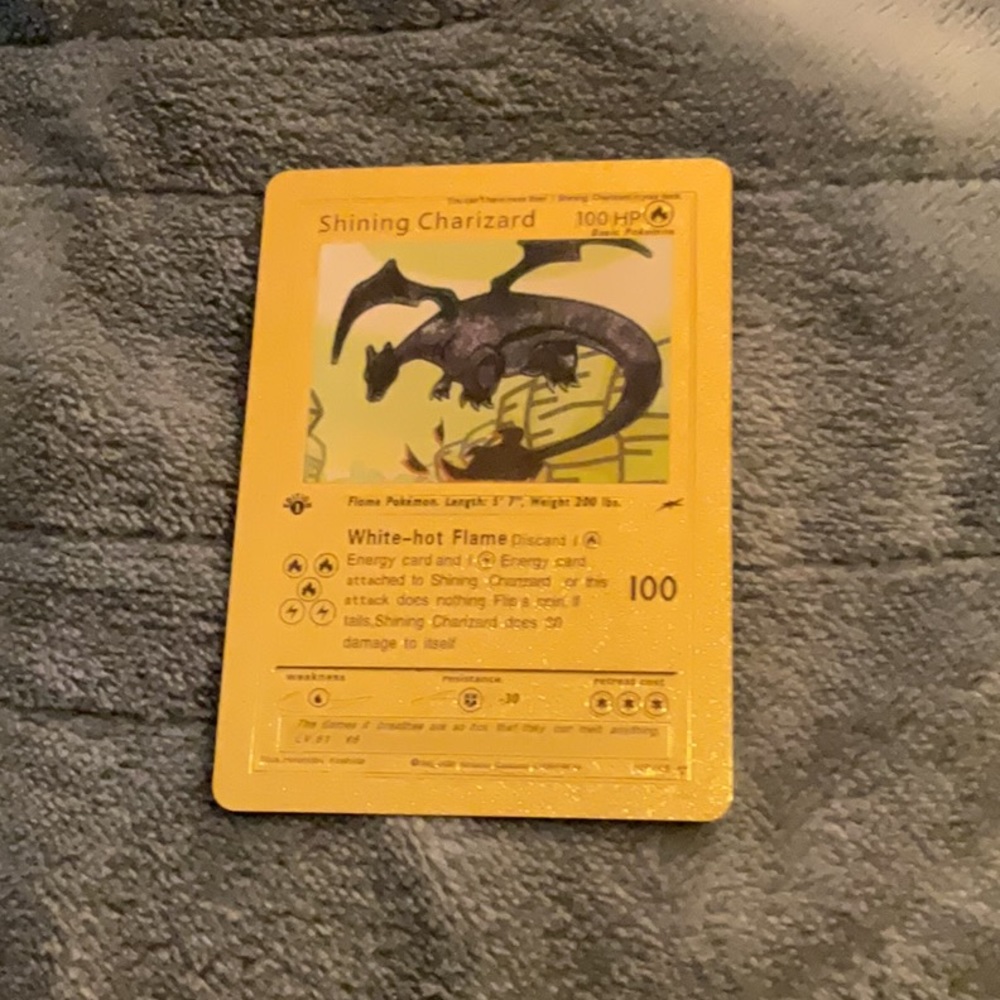 Shining Charizard Pokémon Card